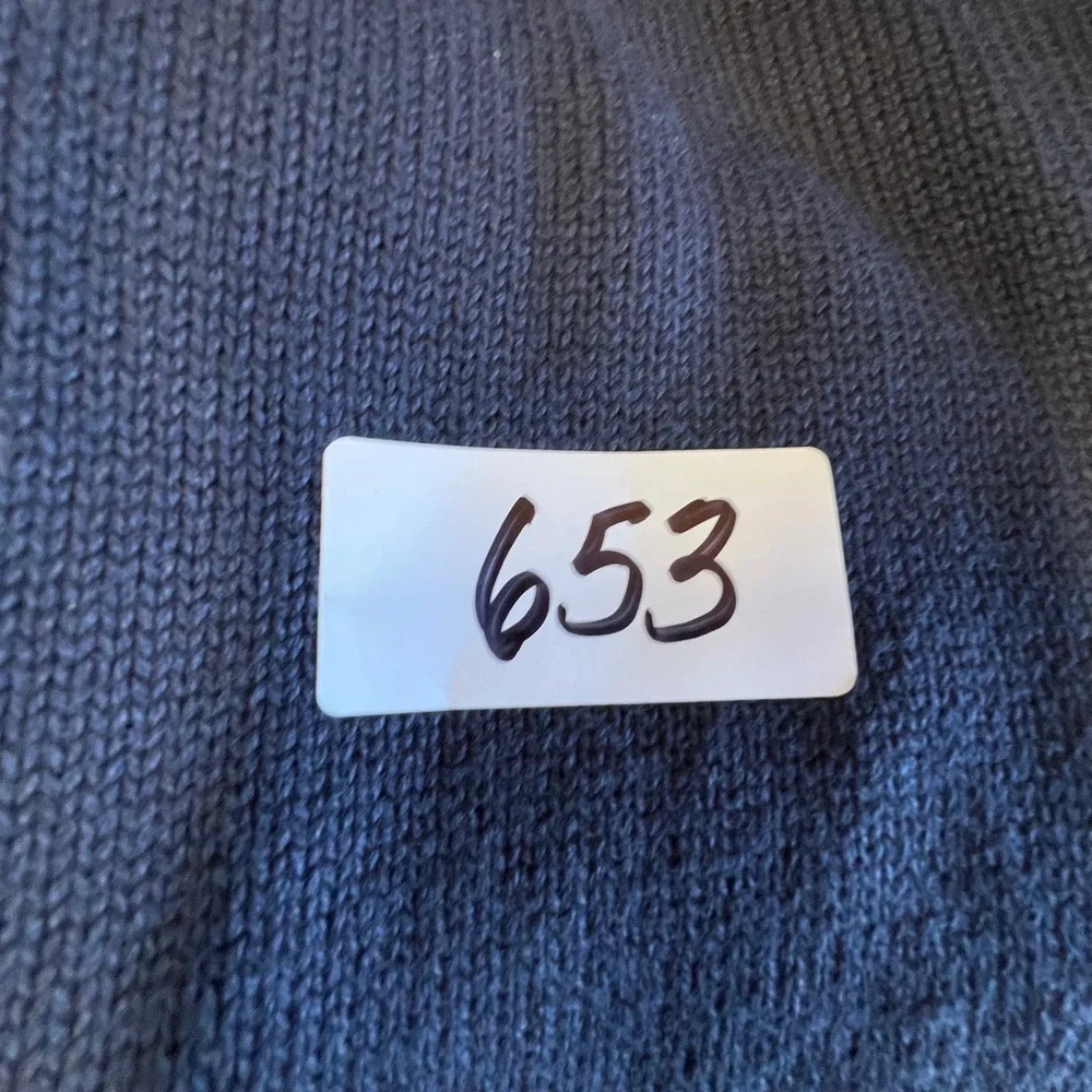 Christopher‎ & Banks Navy Pink Henley Medium 3/4 Sleeve Coastal Nautical Preppy